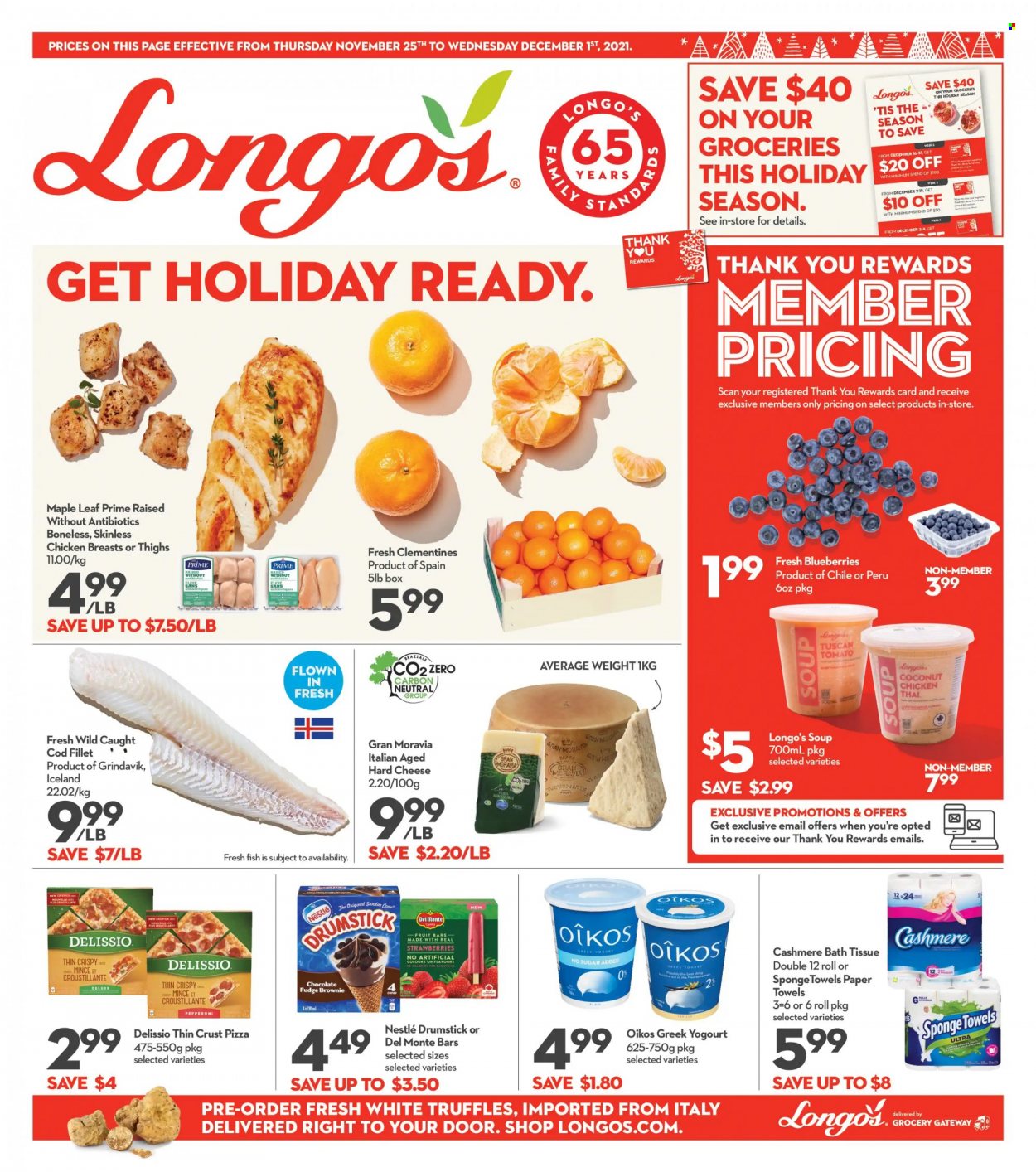 Longo's flyer  - November 25, 2021 - December 01, 2021.