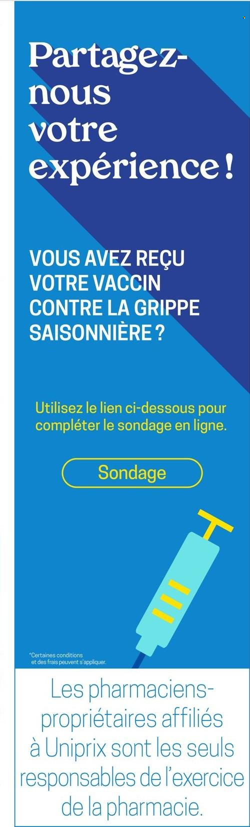 Uniprix Santé flyer  - November 25, 2021 - December 01, 2021.