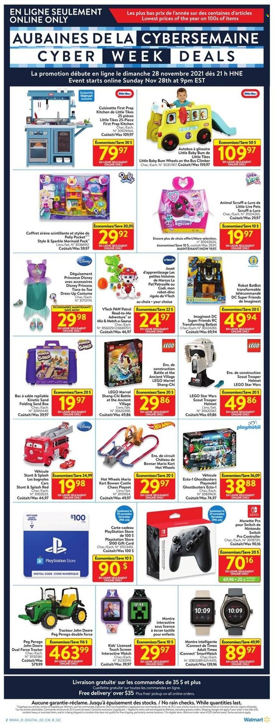 Walmart flyer  - November 28, 2021 - December 01, 2021. Page 2.