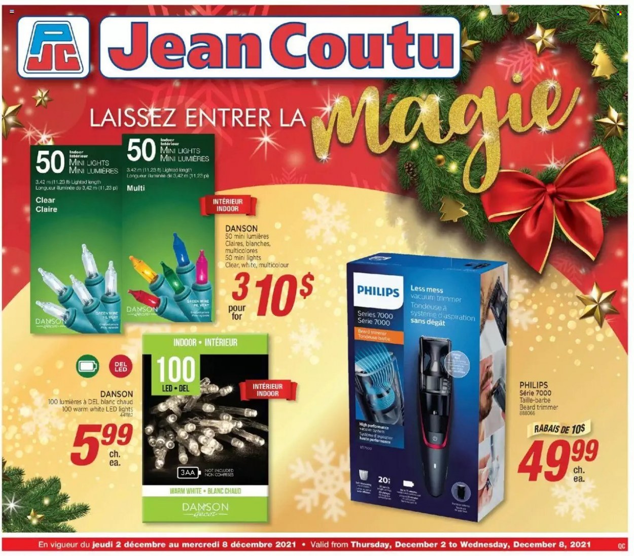 Jean Coutu flyer  - December 02, 2021 - December 08, 2021.