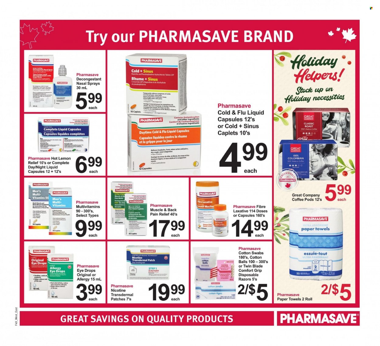 Pharmasave flyer  - December 03, 2021 - December 09, 2021.