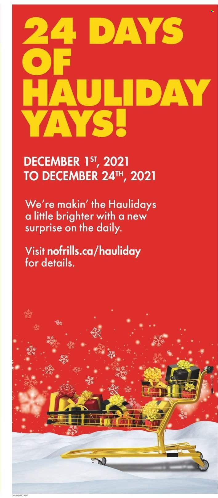 No Frills flyer  - December 09, 2021 - December 15, 2021.