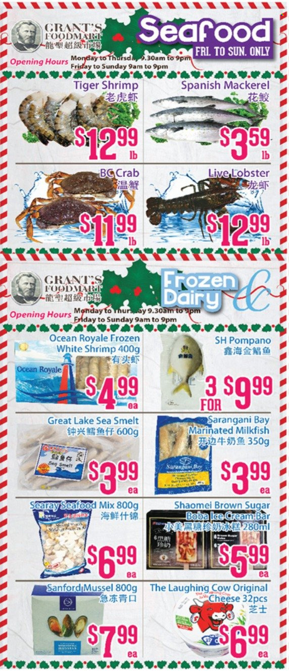 Grant's Foodmart flyer  - December 17, 2021 - December 23, 2021.
