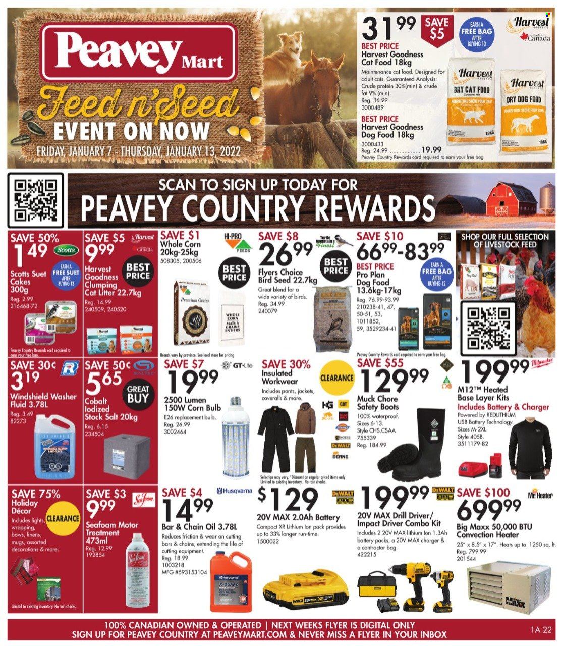 Peavey Mart flyer  - January 07, 2022 - January 13, 2022.