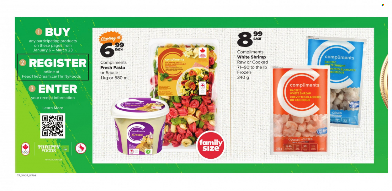 Thrifty Foods flyer  - January 06, 2022 - March 23, 2022.