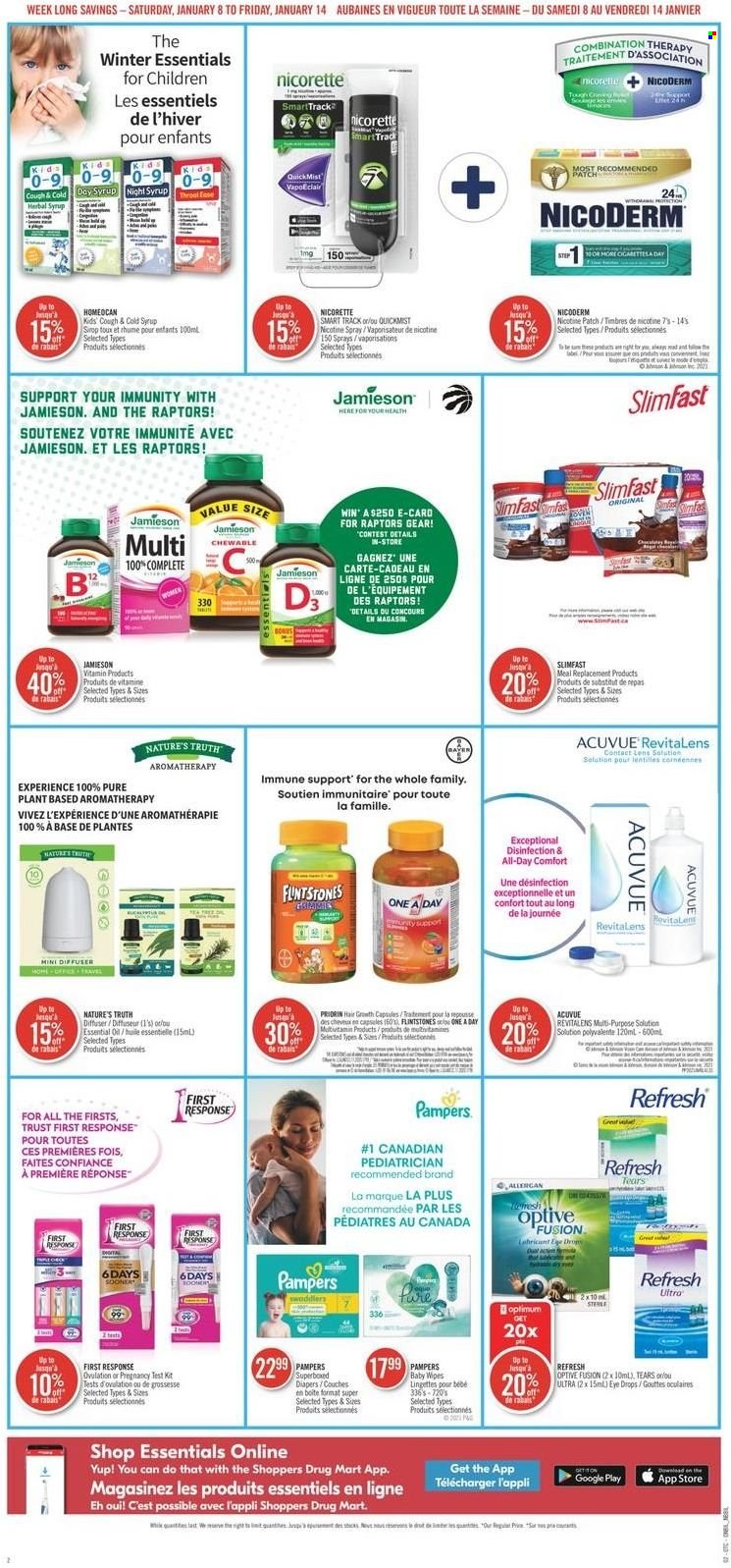 Shoppers Drug Mart flyer  - January 08, 2022 - January 14, 2022.