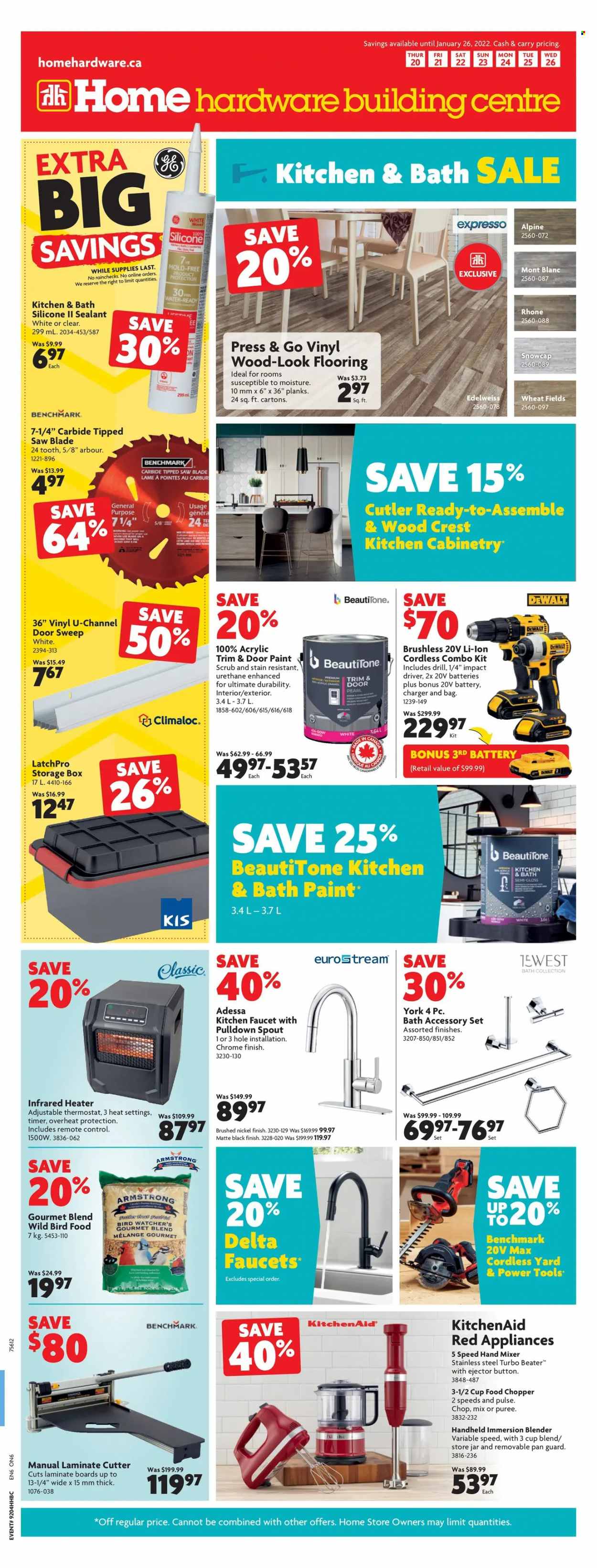 Home Hardware Building Centre flyer  - January 20, 2022 - January 26, 2022.