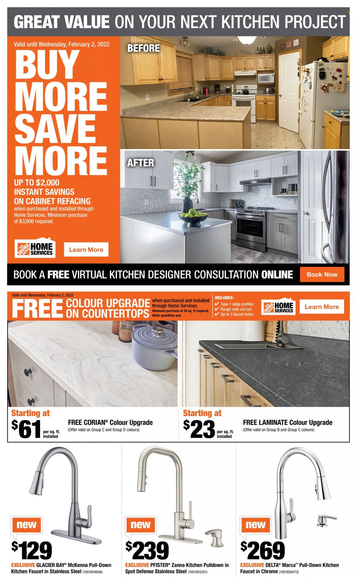 The Home Depot flyer  - January 27, 2022 - February 02, 2022.