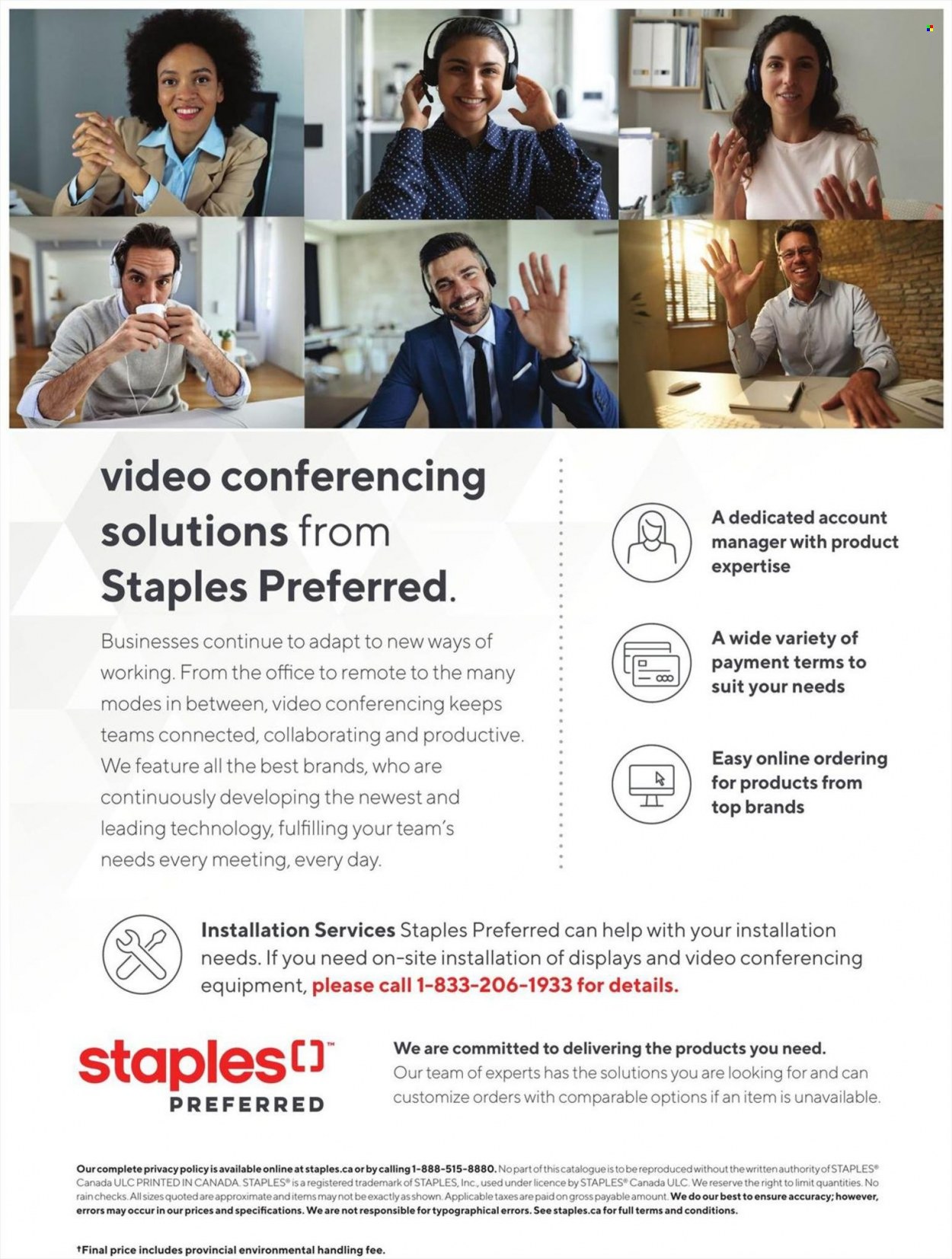Staples flyer  - February 14, 2022 - December 31, 2023. Page 28.