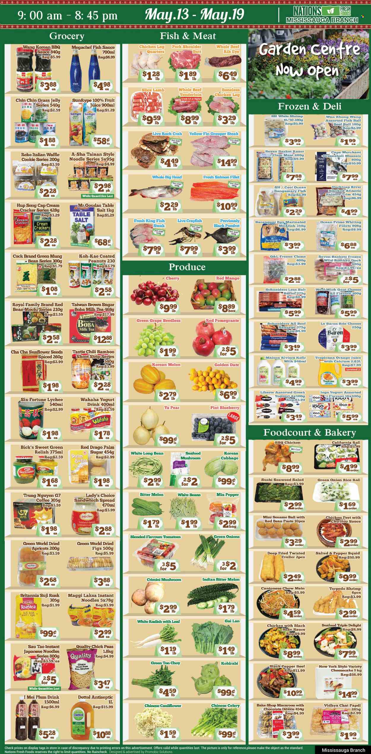 Nations Fresh Foods flyer  - May 13, 2022 - May 19, 2022.