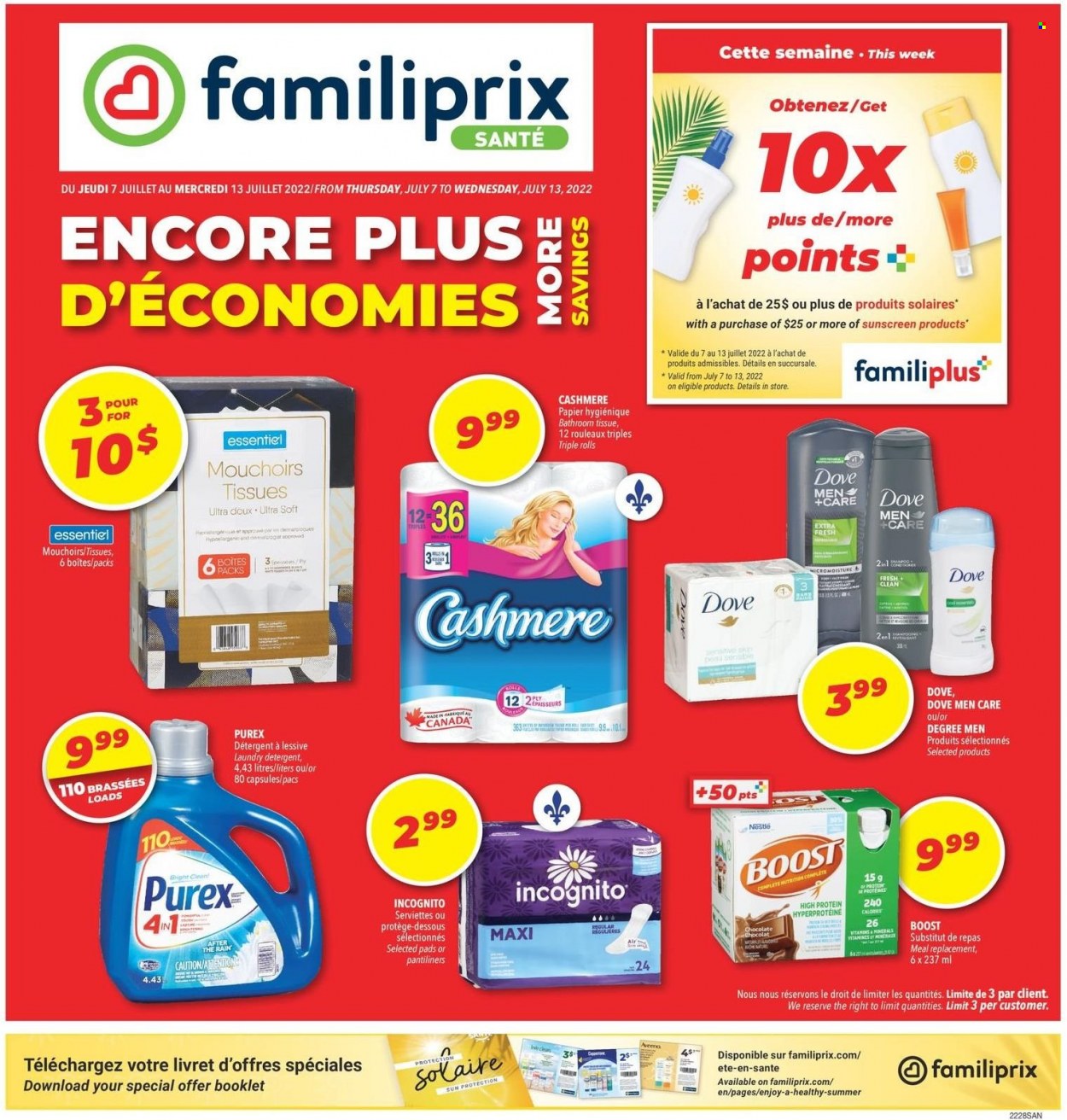 Familiprix Santé flyer  - July 07, 2022 - July 13, 2022.