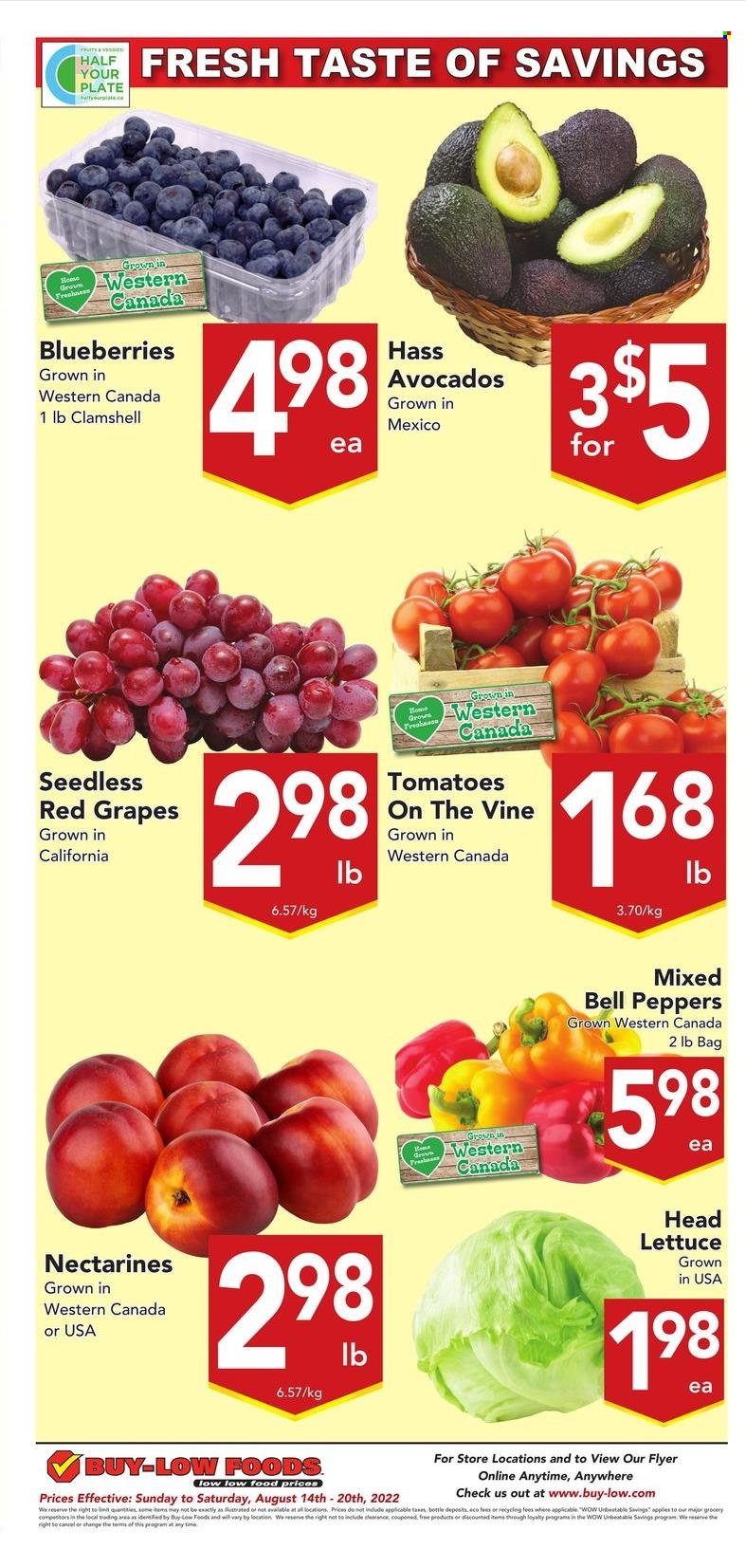 Buy-Low Foods flyer  - August 14, 2022 - August 20, 2022.