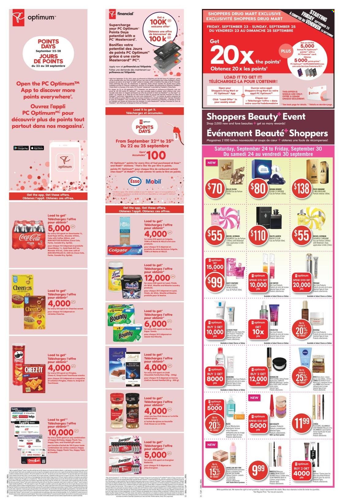 Shoppers Drug Mart flyer  - September 24, 2022 - September 30, 2022.