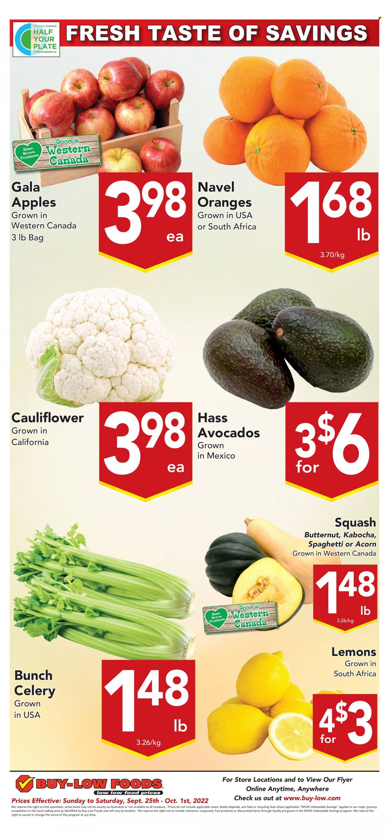 Buy-Low Foods flyer  - September 25, 2022 - October 01, 2022.