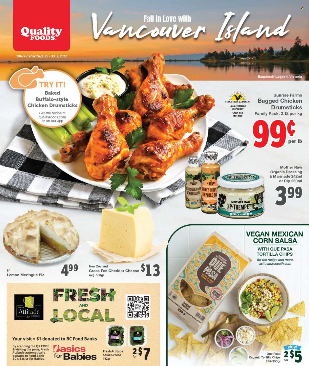 Quality Foods flyer  - September 26, 2022 - October 02, 2022.