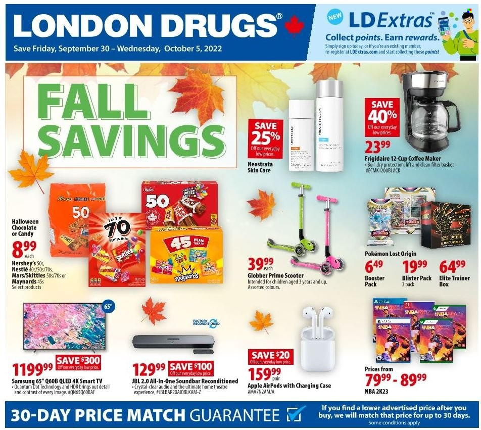 London Drugs flyer  - September 30, 2022 - October 05, 2022.