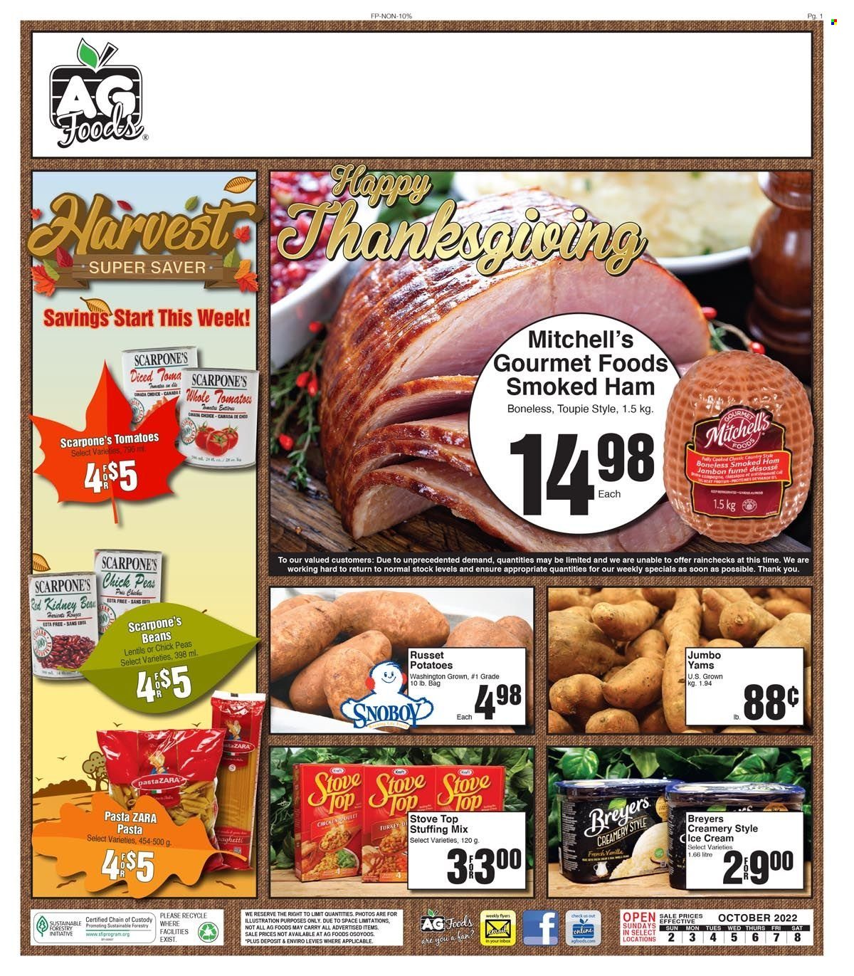 AG Foods flyer  - October 02, 2022 - October 08, 2022.