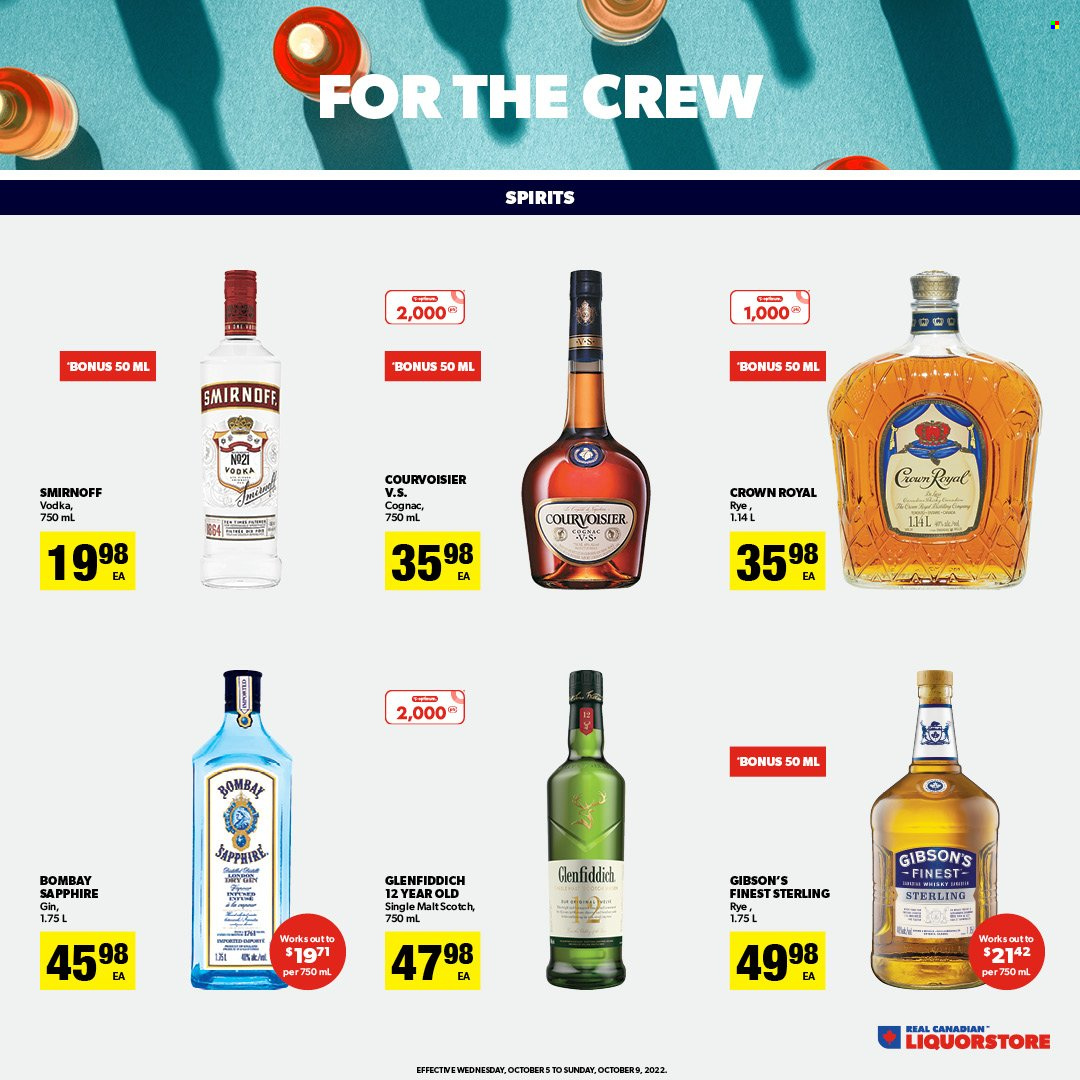 Real Canadian Liquorstore flyer  - October 05, 2022 - October 09, 2022.