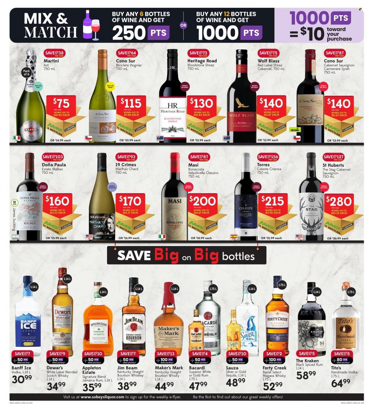 Sobeys Liquor flyer  - November 24, 2022 - November 30, 2022.