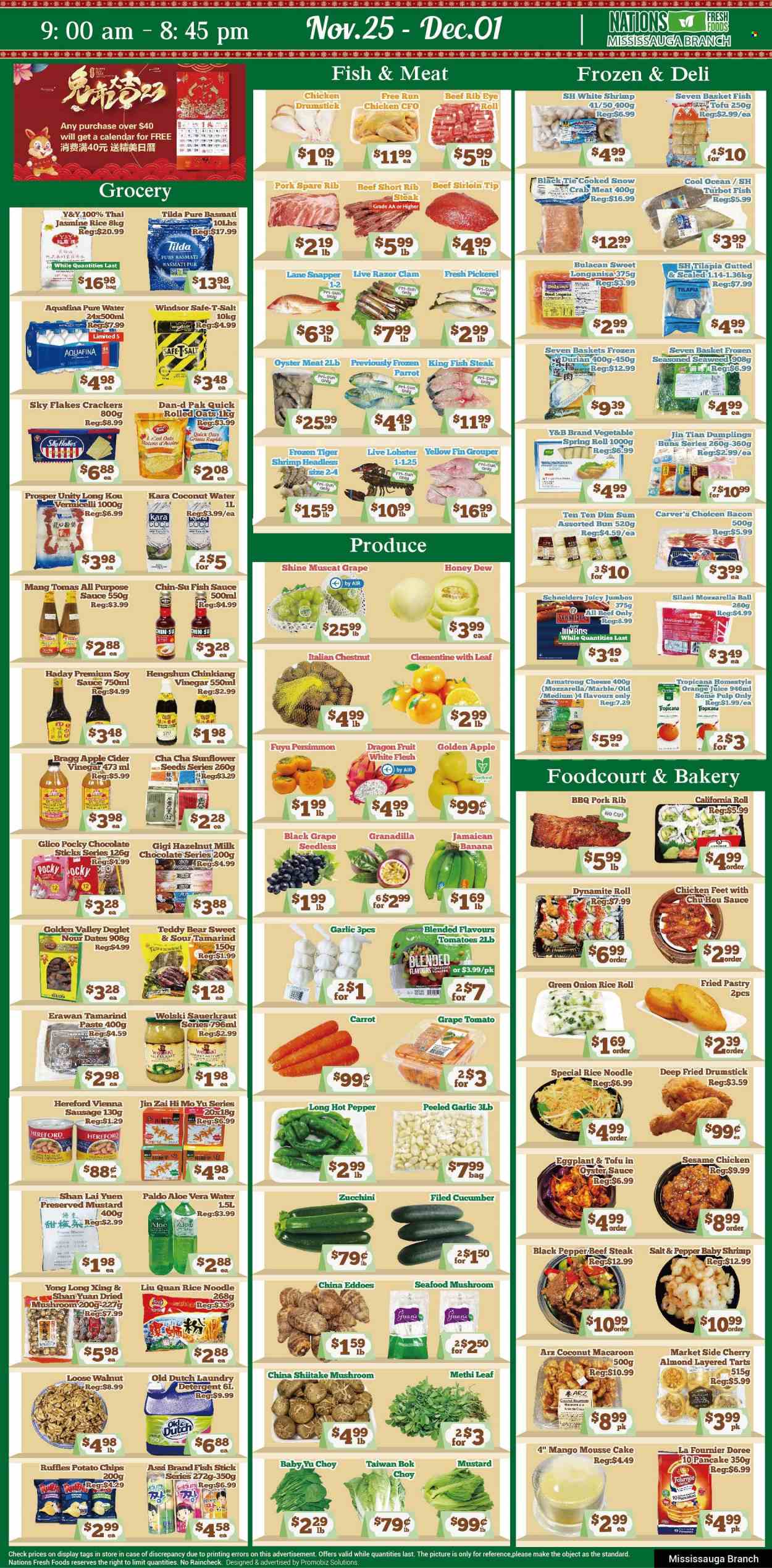 Nations Fresh Foods flyer  - November 25, 2022 - December 01, 2022.