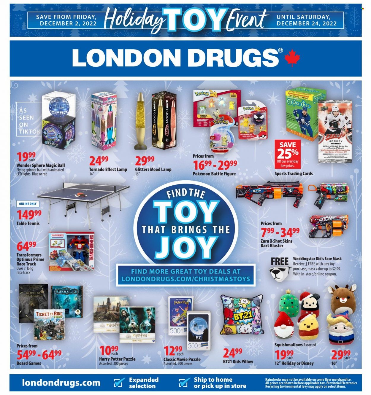 London Drugs flyer  - December 02, 2022 - December 24, 2022.