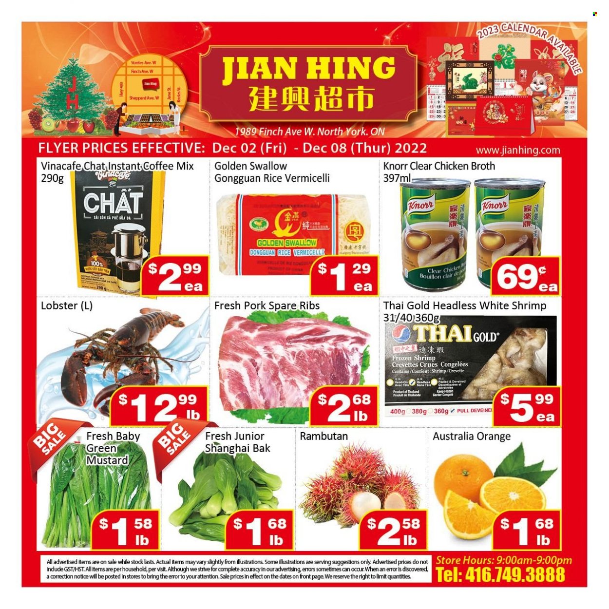 Jian Hing Supermarket flyer  - December 02, 2022 - December 08, 2022.