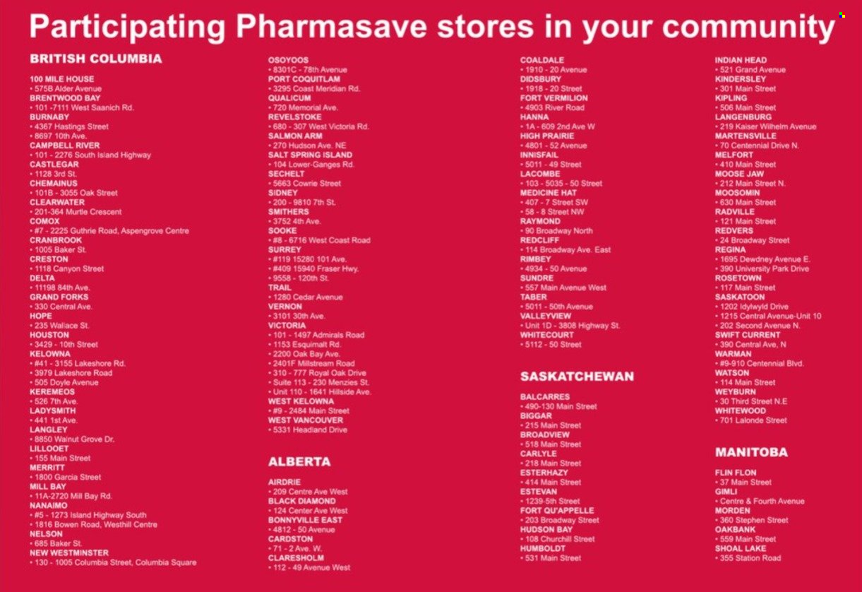Pharmasave flyer  - December 02, 2022 - December 08, 2022.