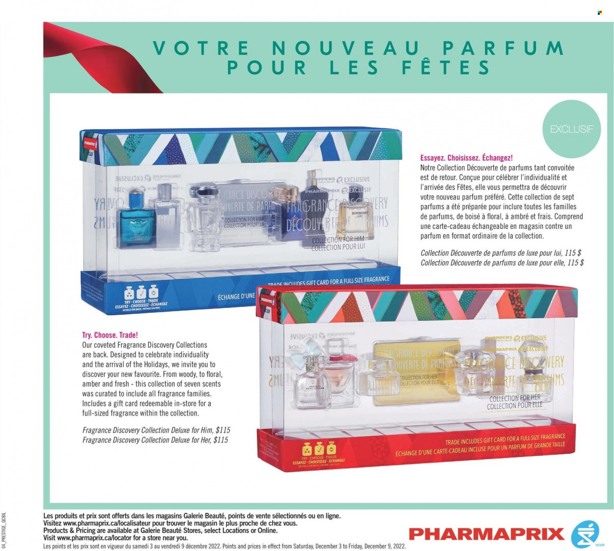 Pharmaprix flyer  - December 03, 2022 - December 09, 2022.