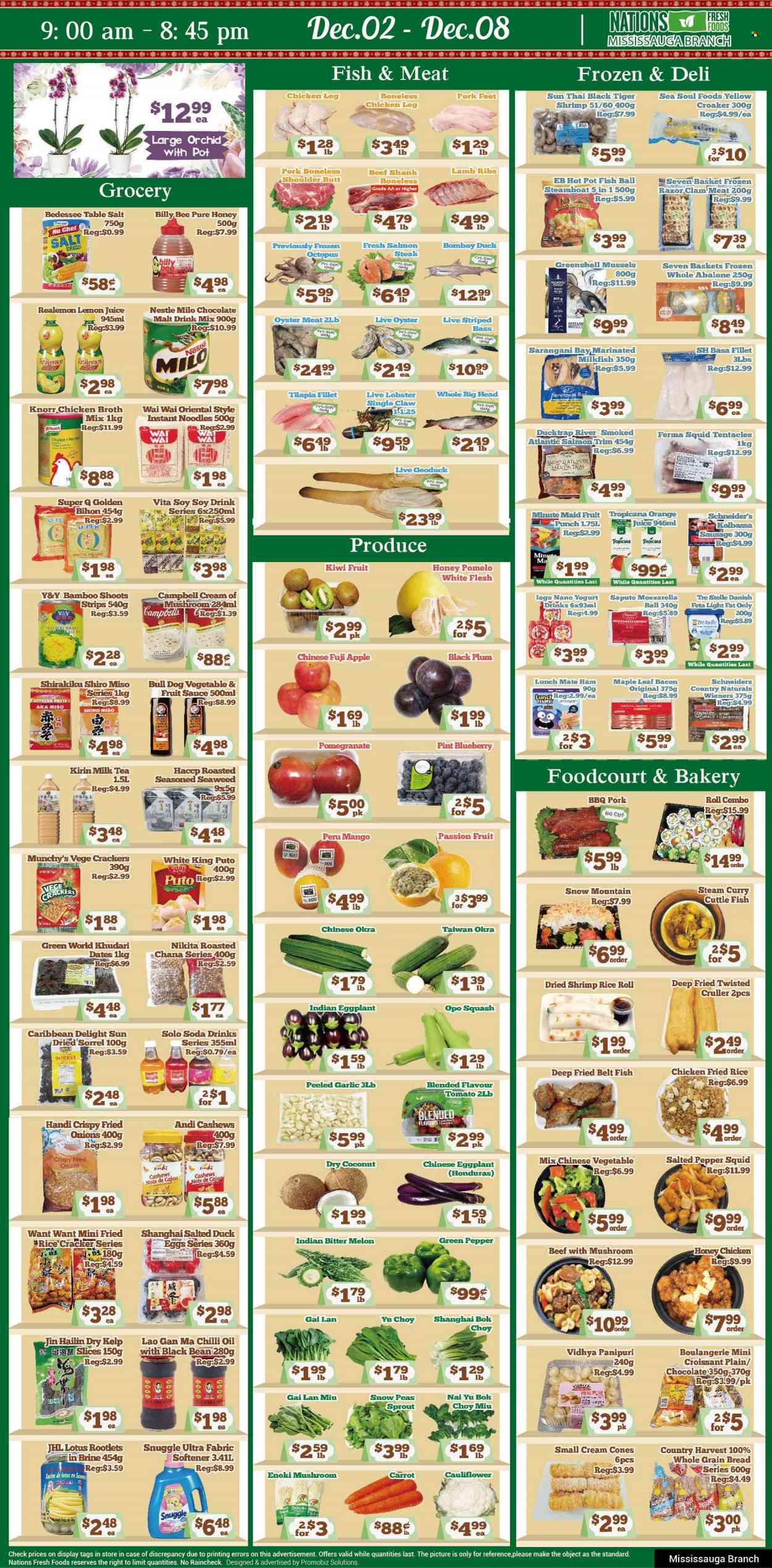 Nations Fresh Foods flyer  - December 02, 2022 - December 08, 2022.