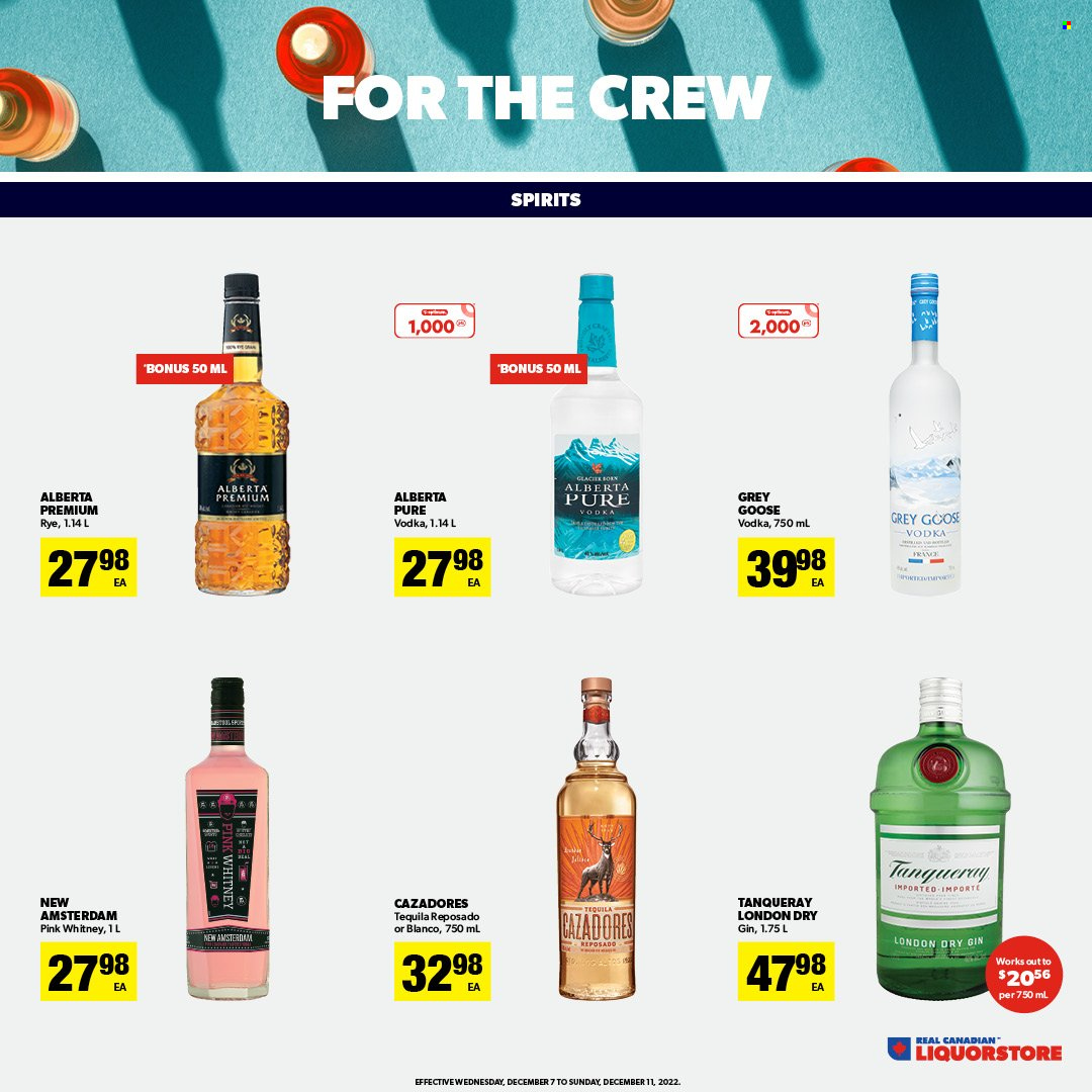 Real Canadian Liquorstore flyer  - December 07, 2022 - December 11, 2022.