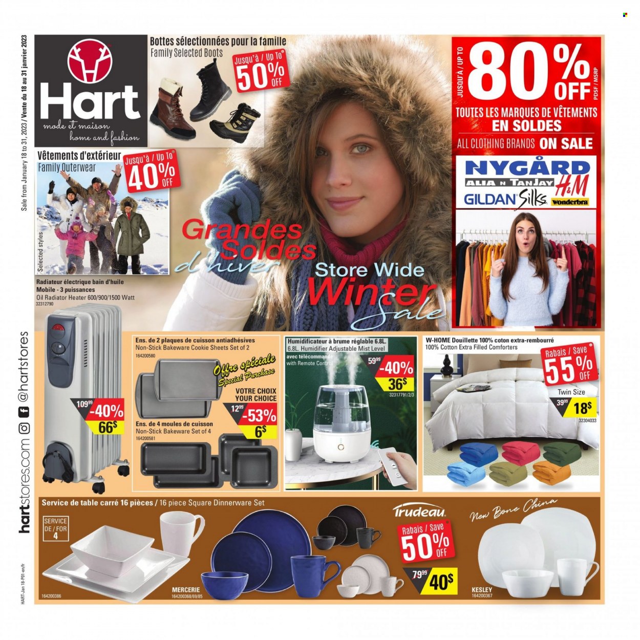 Hart Stores flyer  - January 18, 2023 - January 31, 2023.
