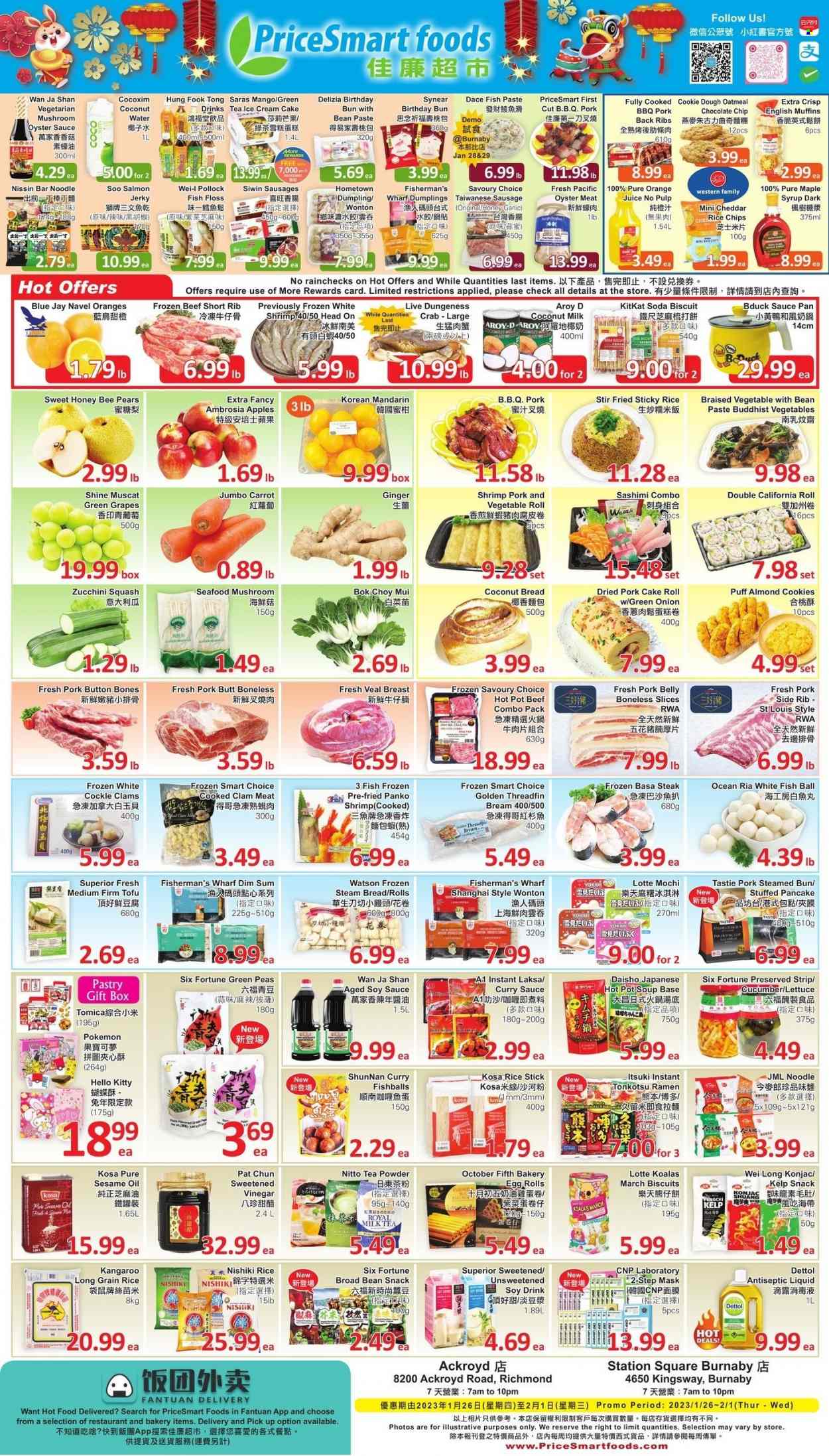 PriceSmart Foods flyer  - January 26, 2023 - February 01, 2023.