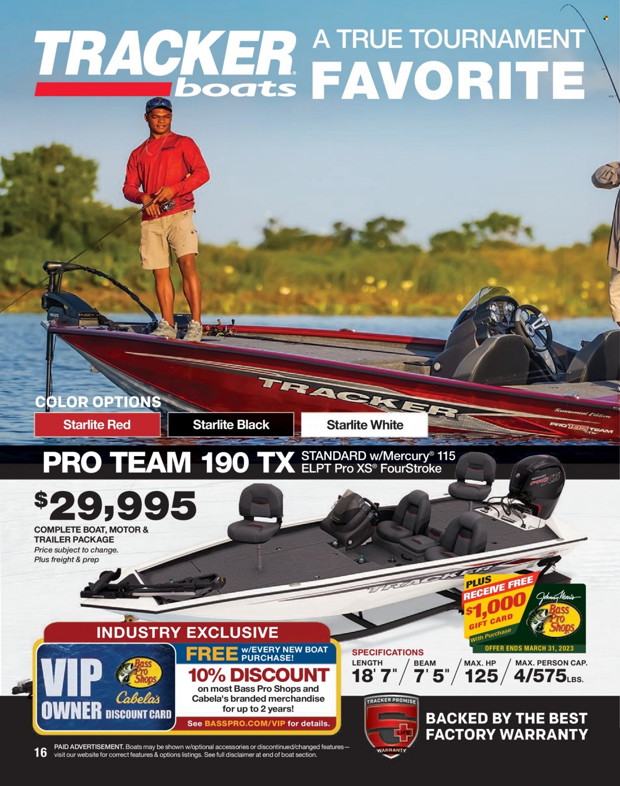 Bass Pro Shops flyer  - January 01, 2023 - December 31, 2023. Page 16.