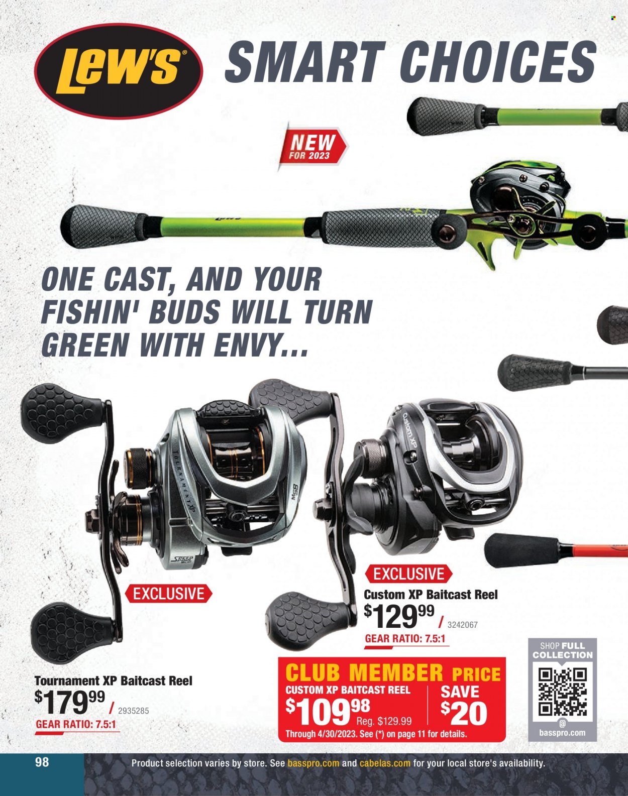 Bass Pro Shops flyer  - January 01, 2023 - December 31, 2023. Page 98.