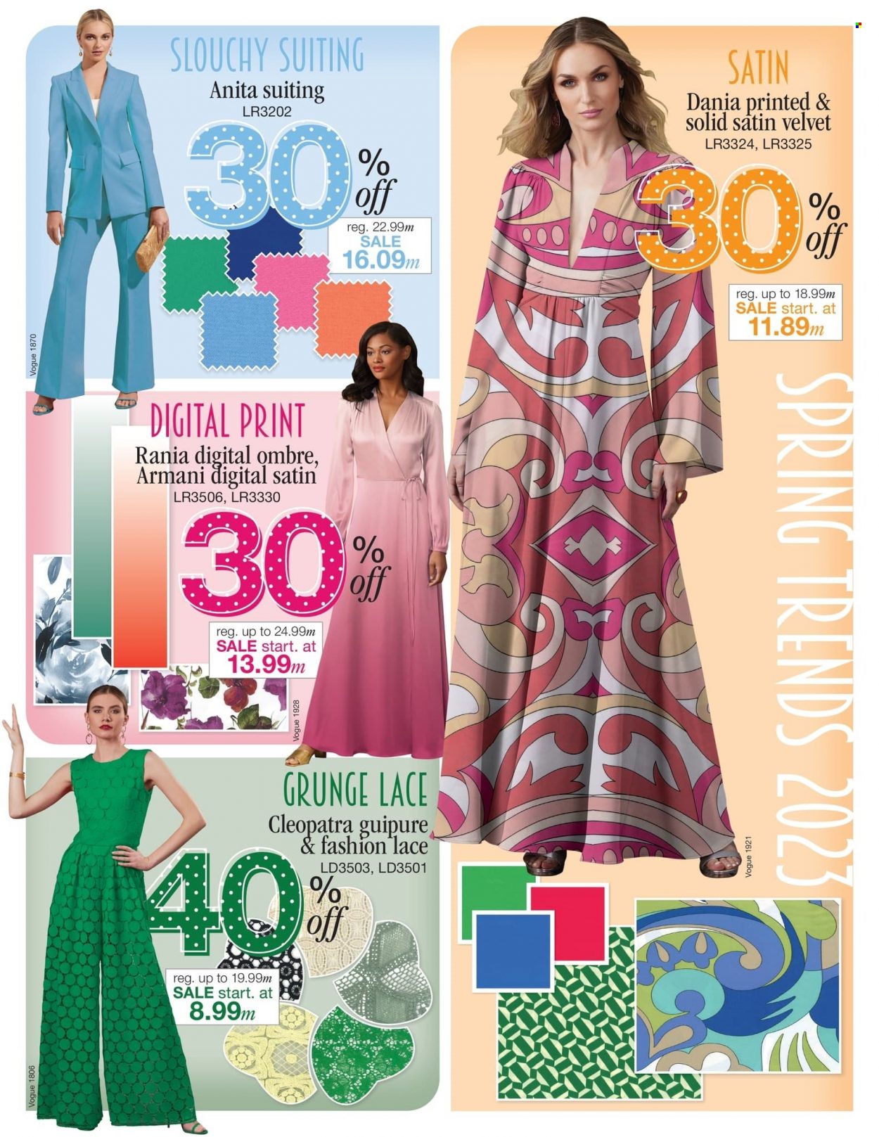 Fabricville flyer  - March 06, 2023 - March 26, 2023.