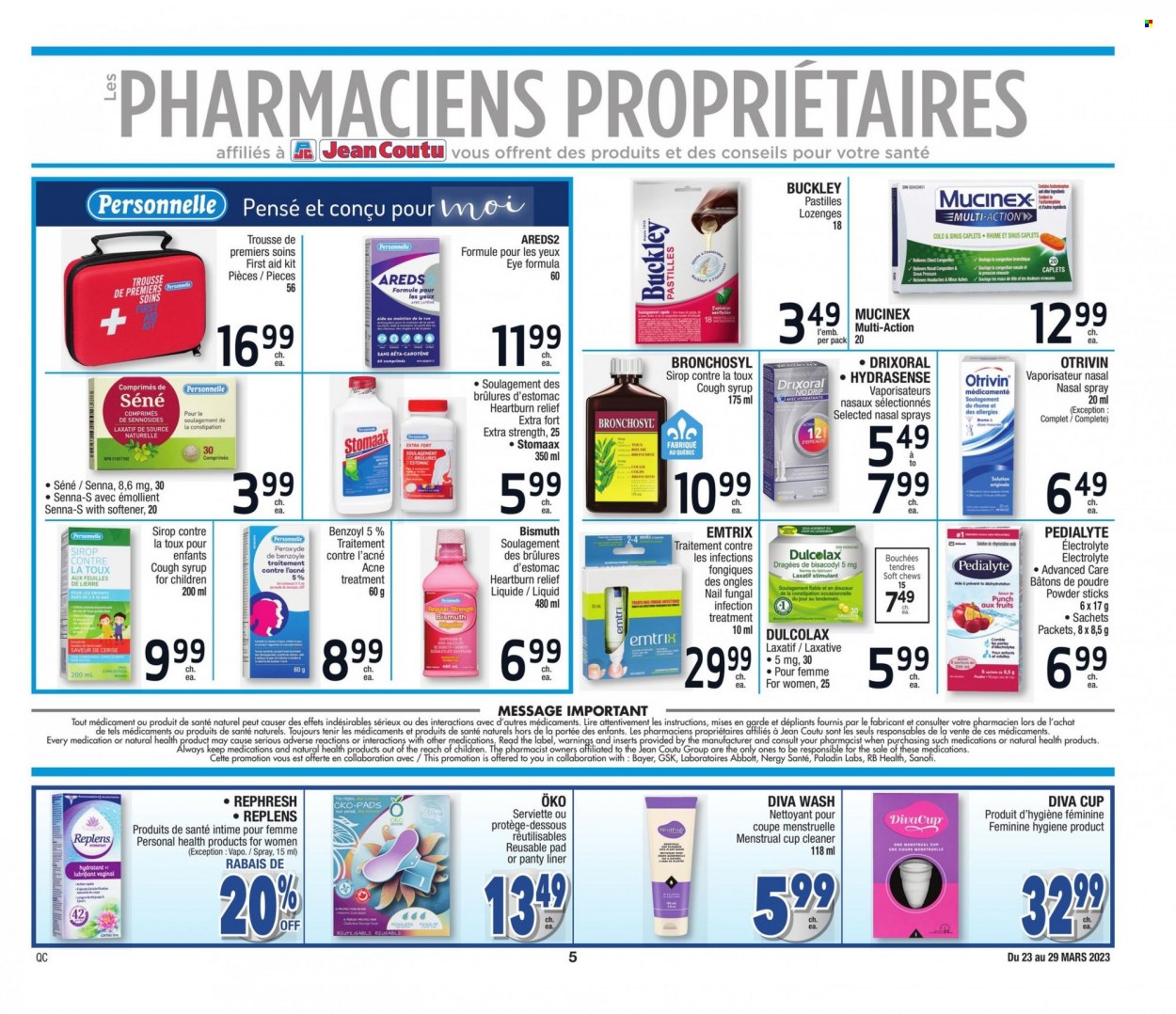 Jean Coutu flyer  - March 23, 2023 - March 29, 2023.