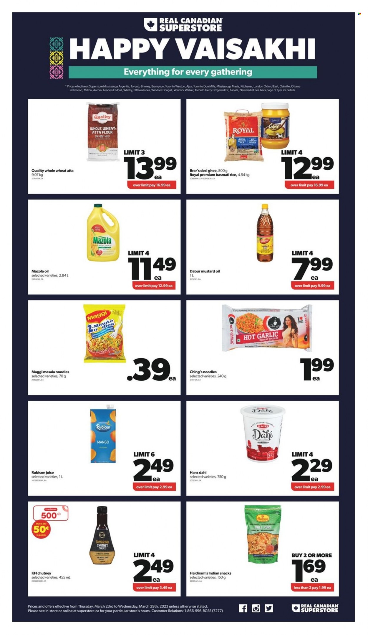 Real Canadian Superstore flyer  - March 23, 2023 - March 29, 2023.