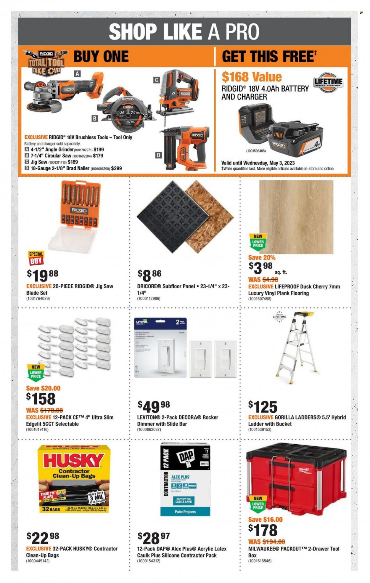 The Home Depot flyer  - March 23, 2023 - March 29, 2023.