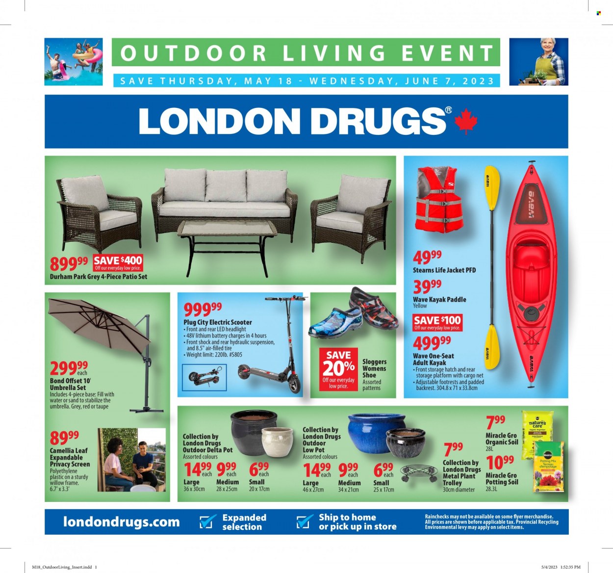 London Drugs flyer  - May 18, 2023 - June 07, 2023.