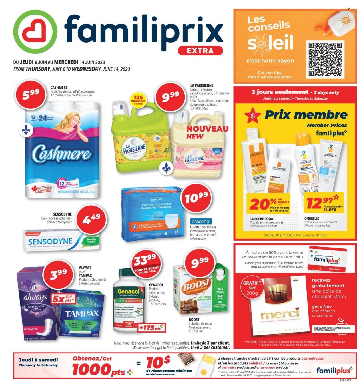 Familiprix Santé flyer  - June 08, 2023 - June 14, 2023.