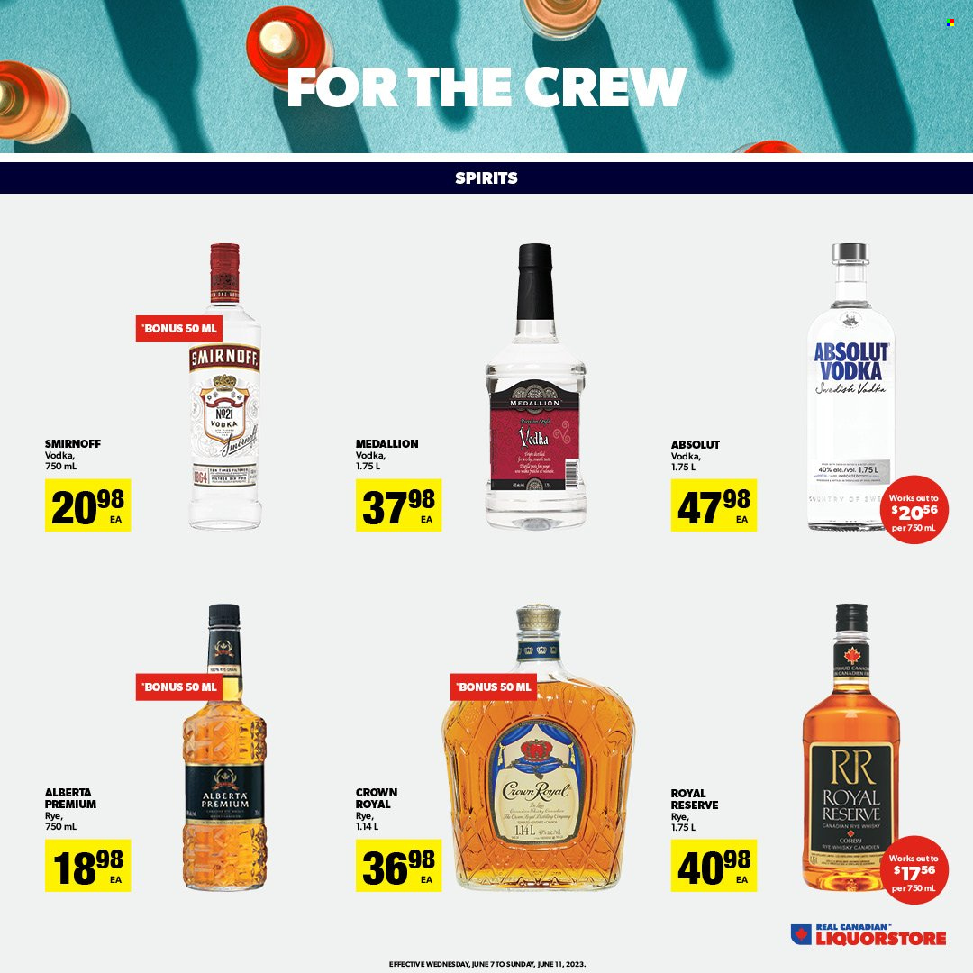 Real Canadian Liquorstore flyer  - June 07, 2023 - June 11, 2023.