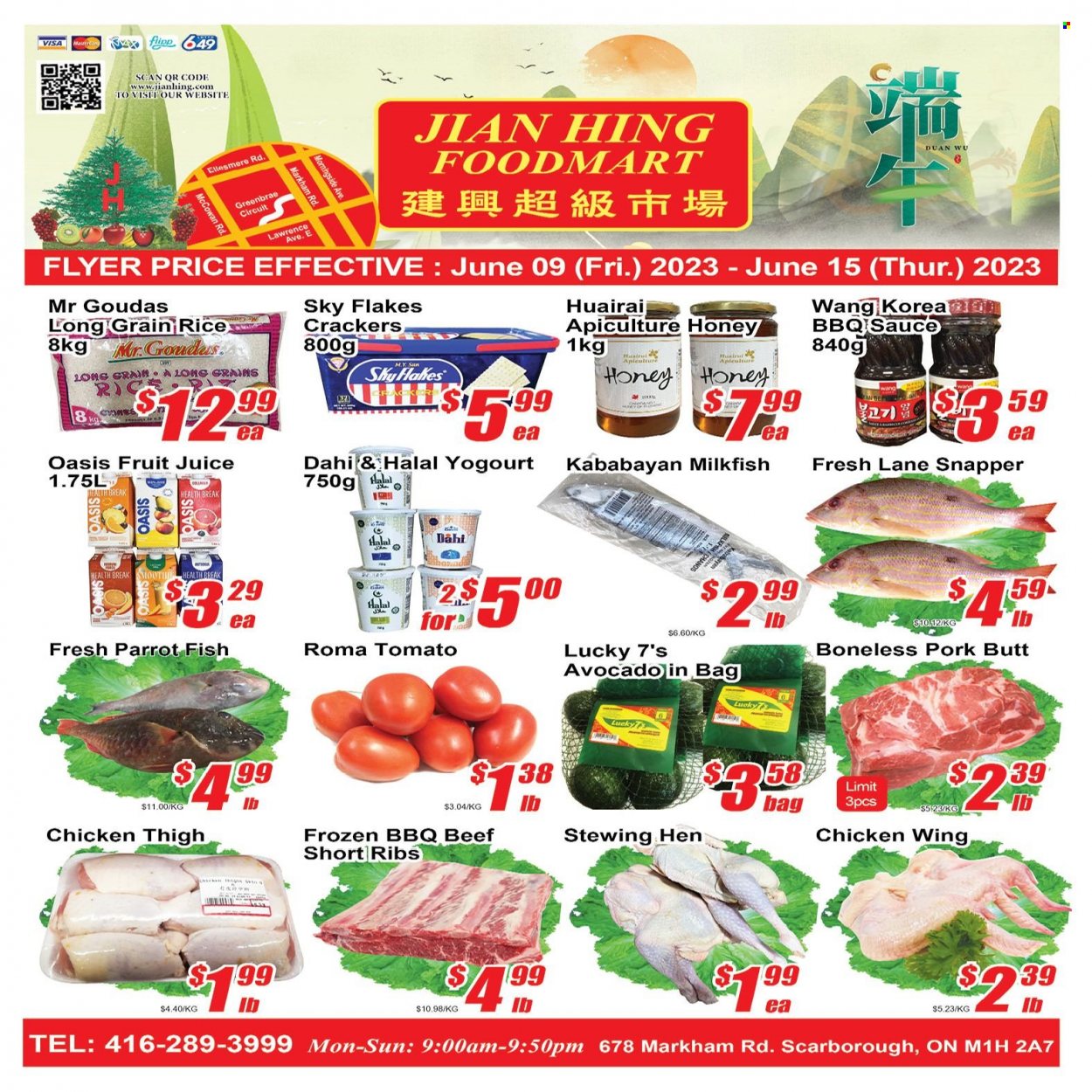 Jian Hing Supermarket flyer  - June 09, 2023 - June 15, 2023.