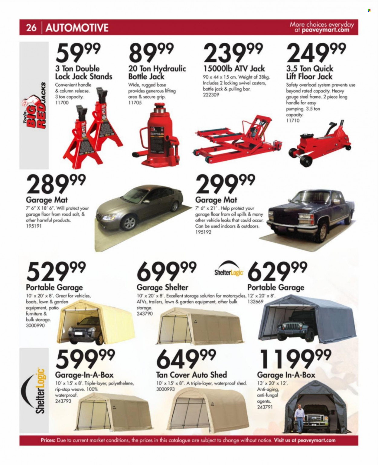 Peavey Mart flyer  - August 14, 2023 - November 30, 2023. Page 26.