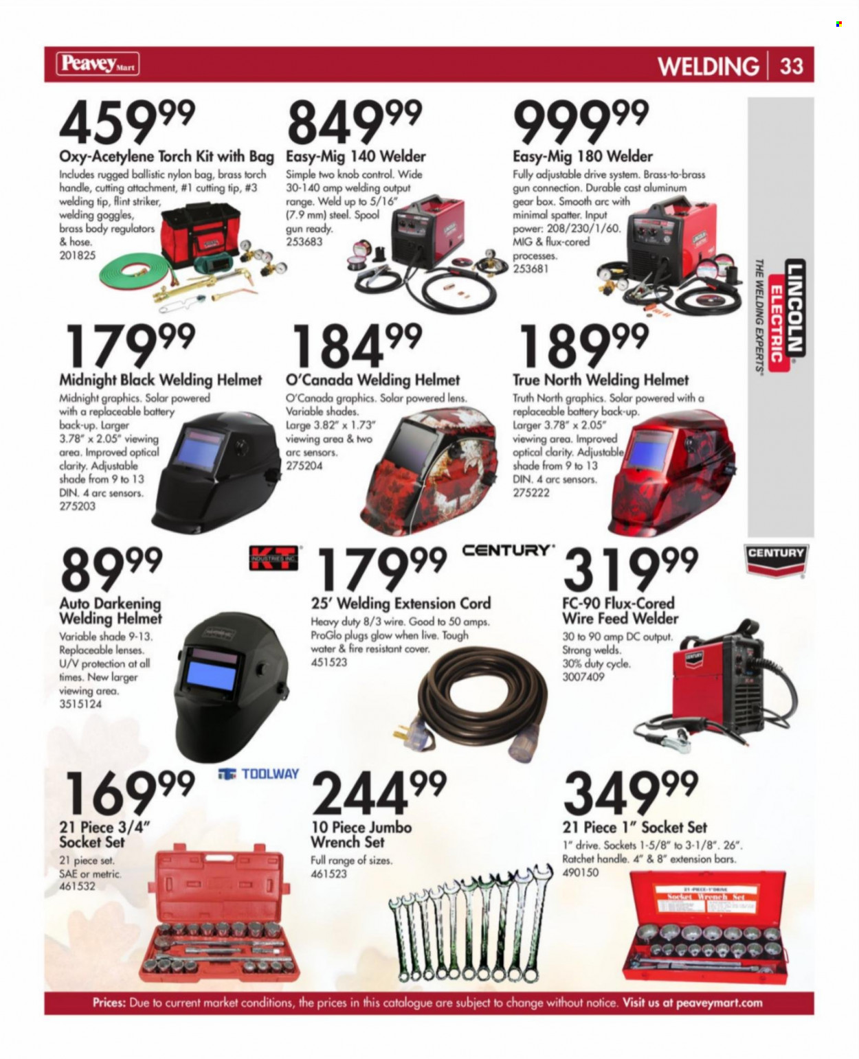 Peavey Mart flyer  - August 14, 2023 - November 30, 2023. Page 33.