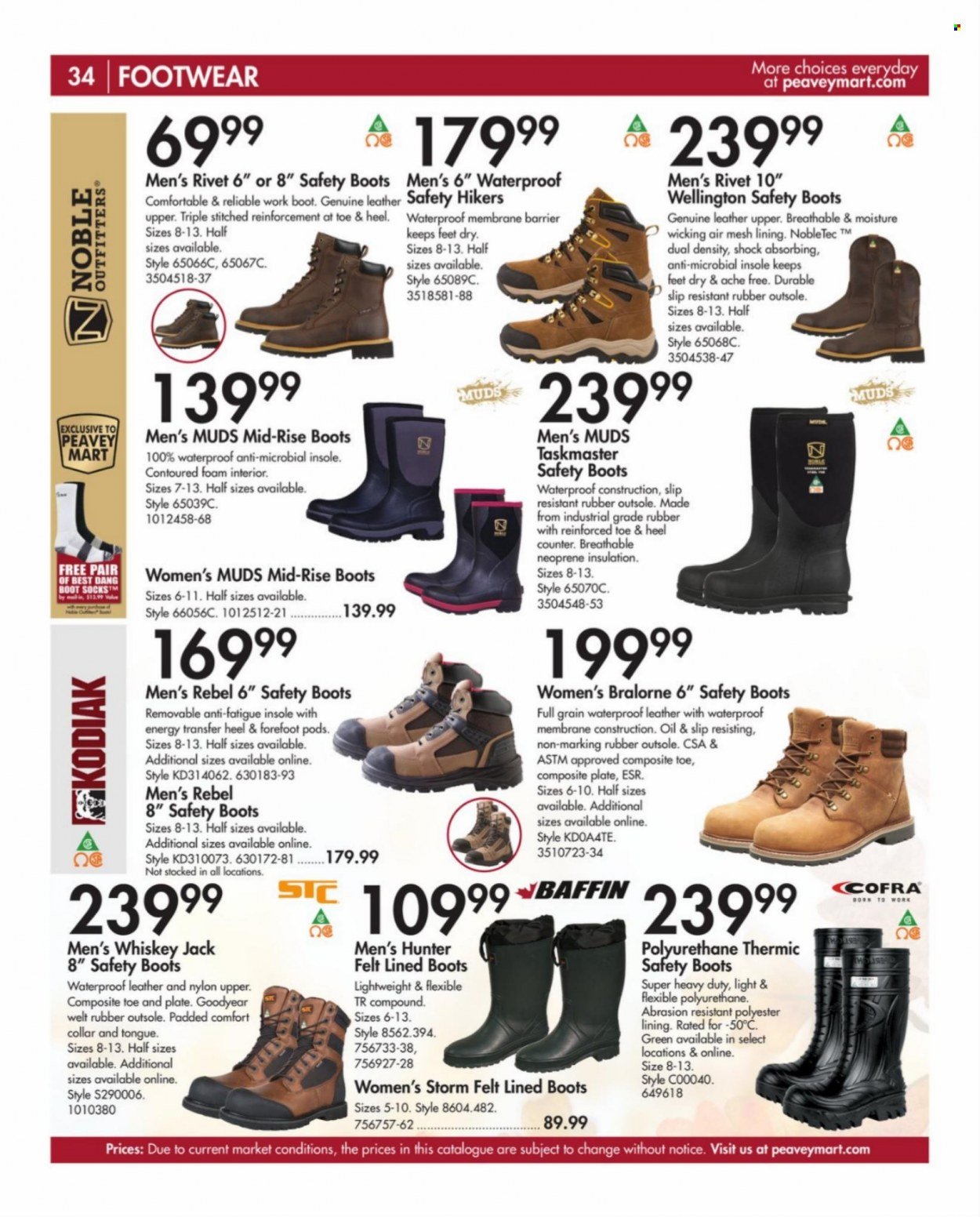 Peavey Mart flyer  - August 14, 2023 - November 30, 2023. Page 34.