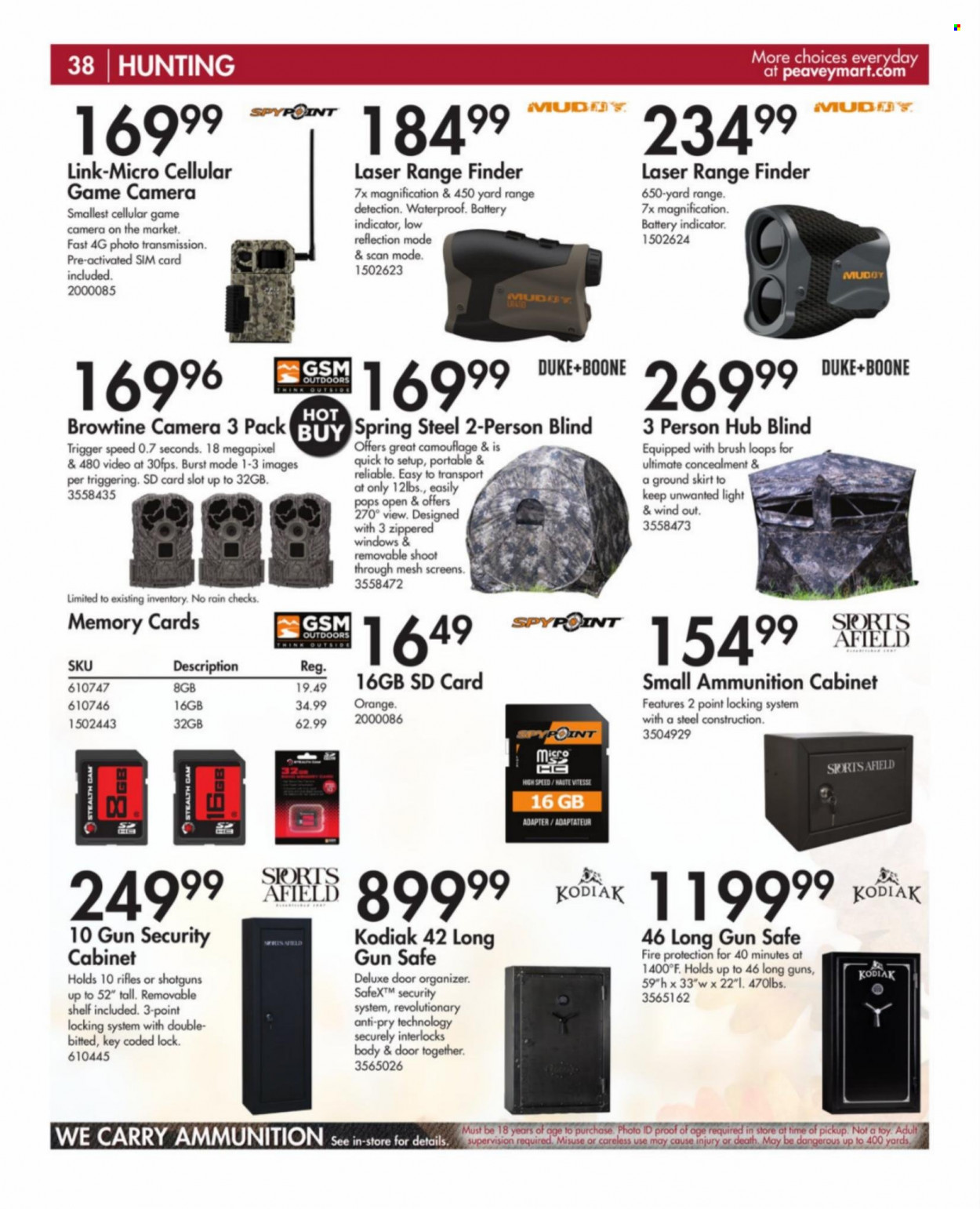Peavey Mart flyer  - August 14, 2023 - November 30, 2023. Page 38.