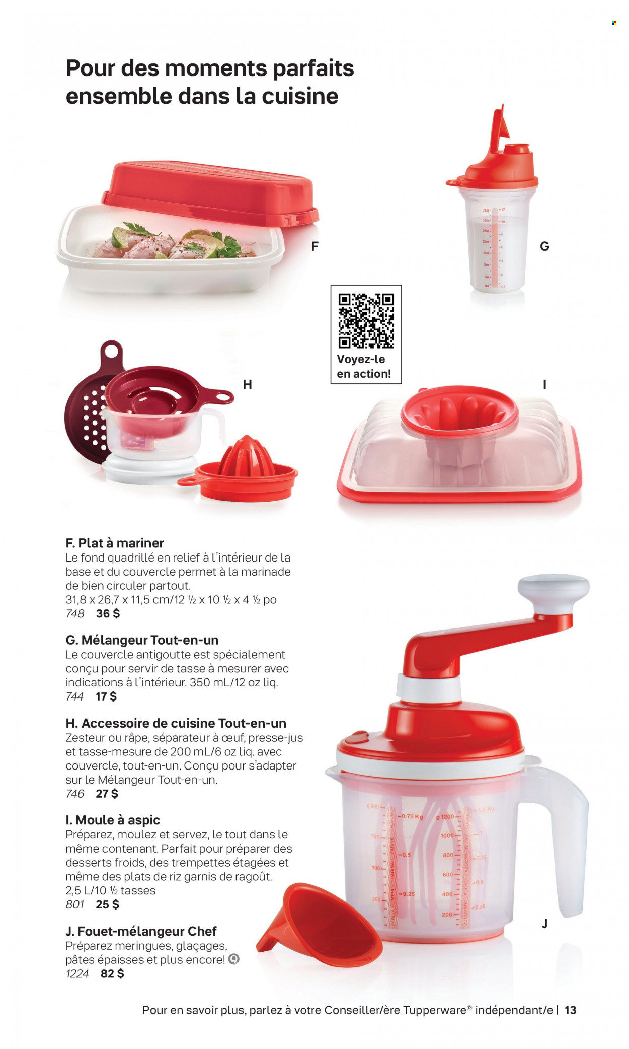 Tupperware flyer . Page 13.