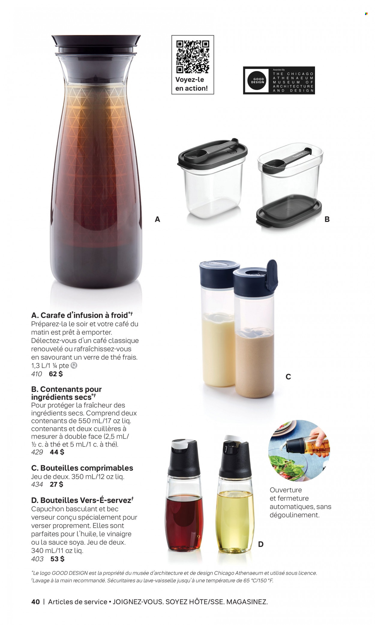 Tupperware flyer . Page 40.