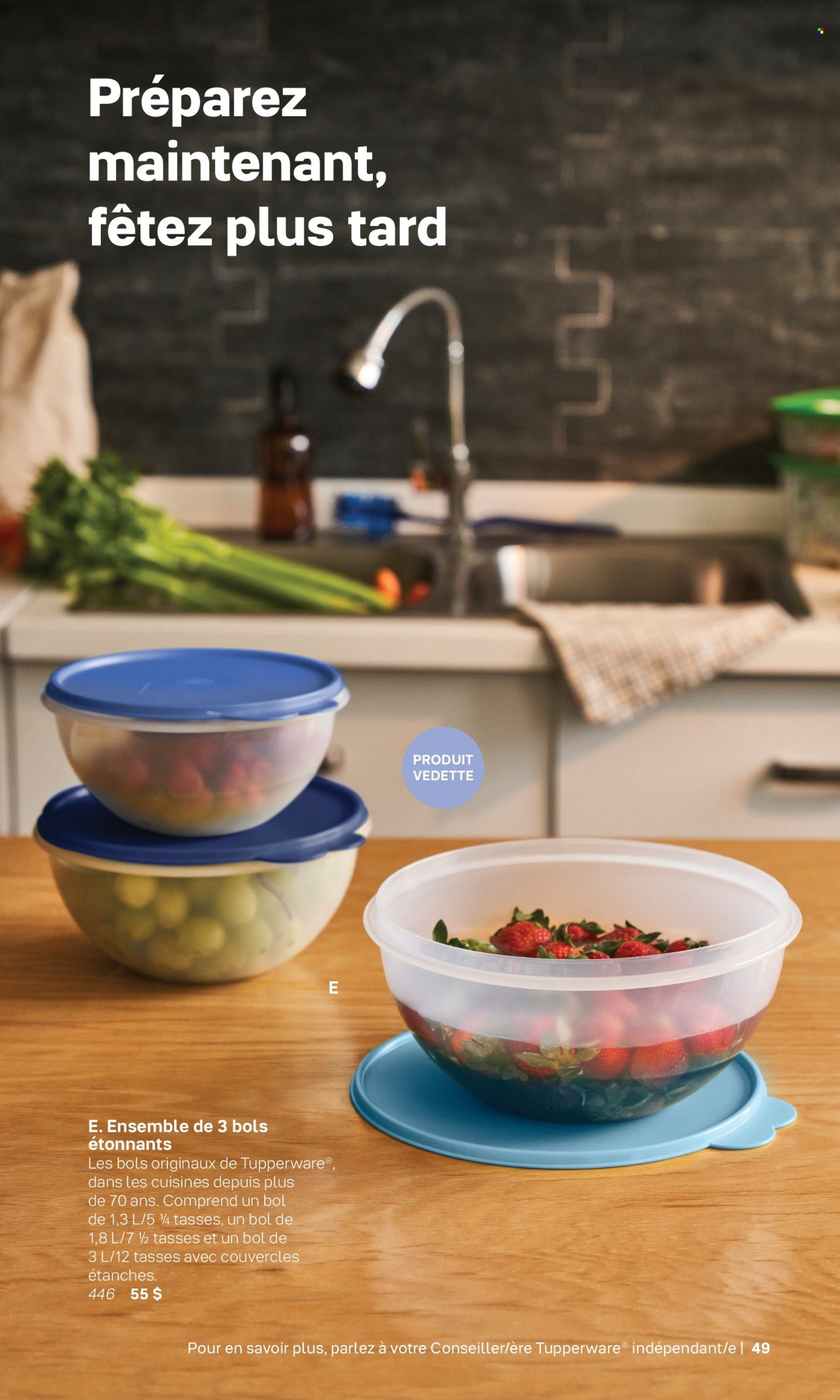 Tupperware flyer . Page 49.