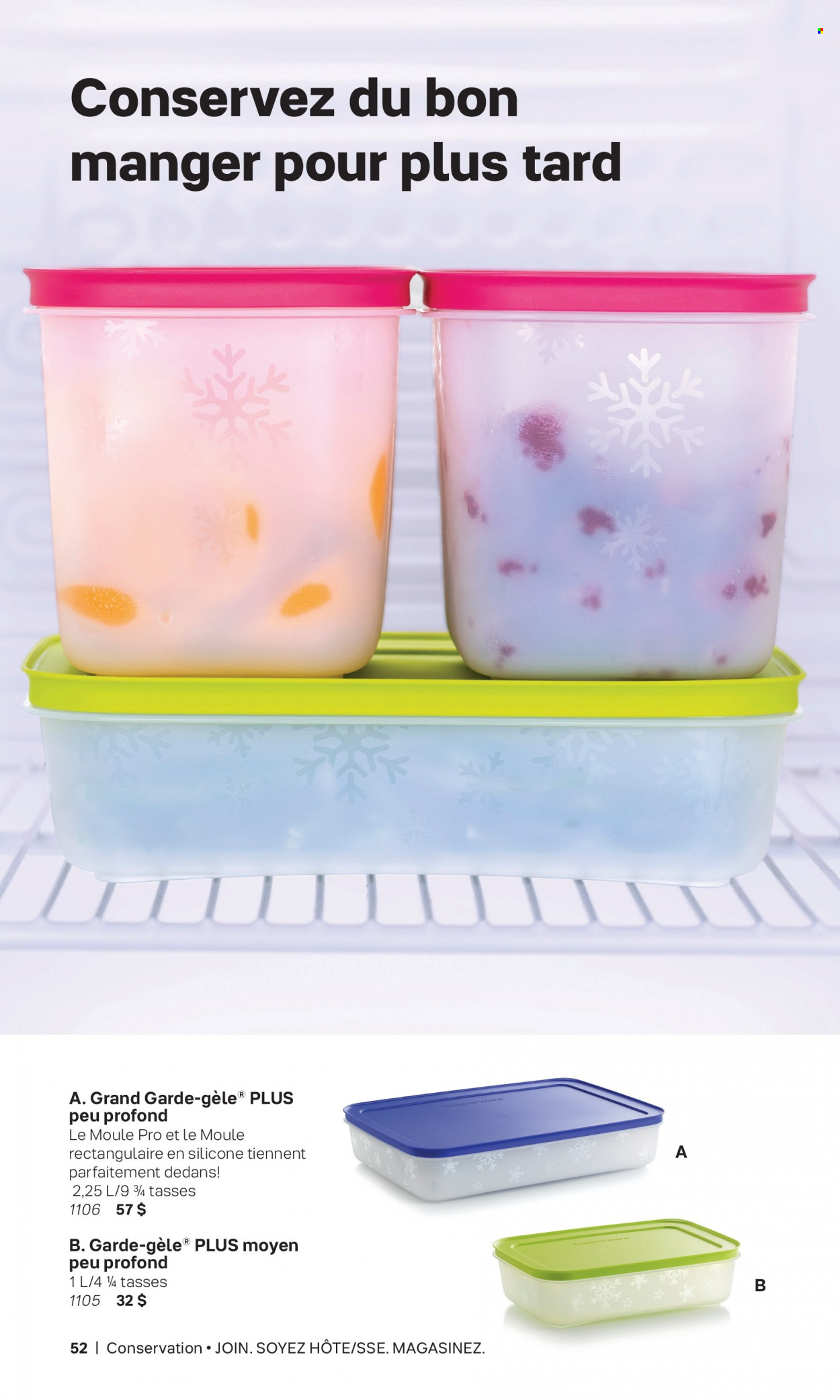 Tupperware flyer . Page 52.